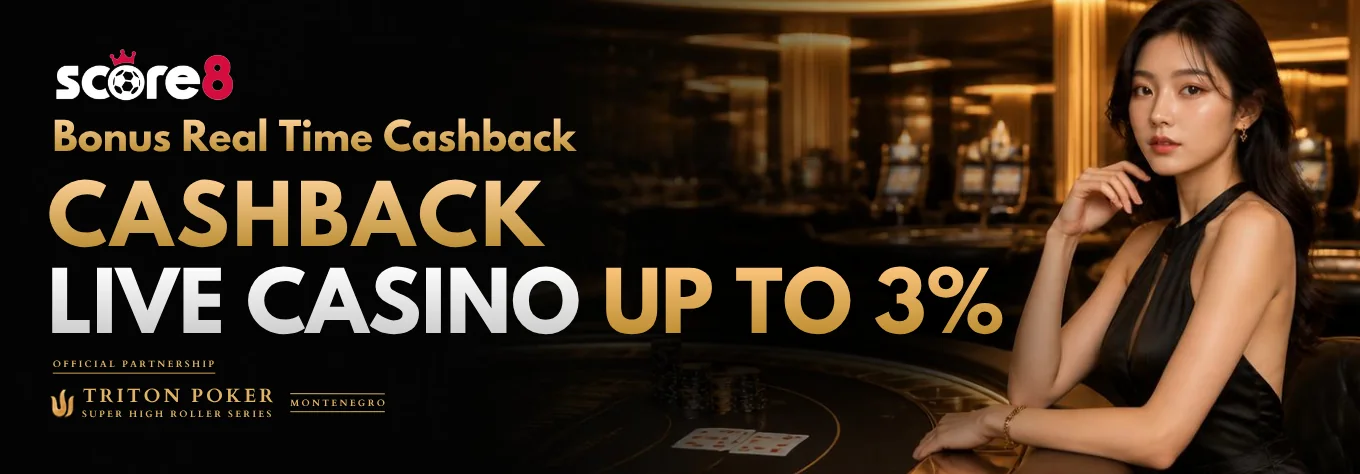 Cashback real-time Live Casino