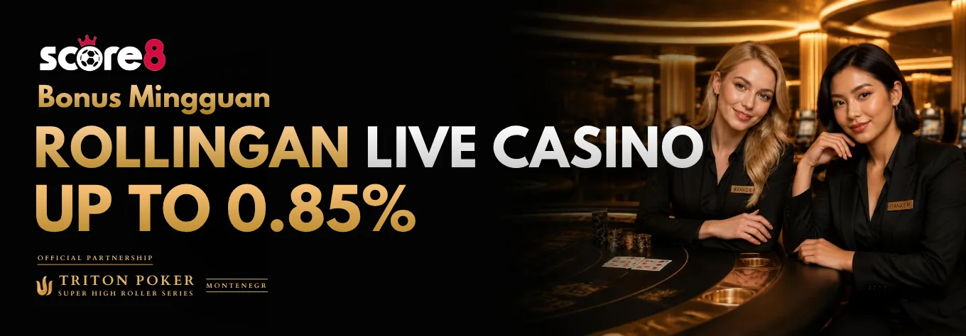 Rollingan mingguan Live Casino